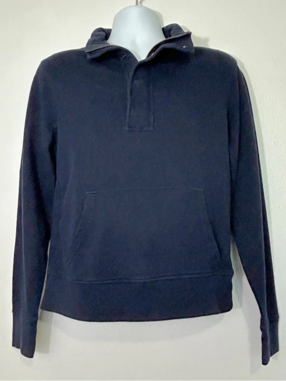 J. Crew Outwear Fleece Navy Blue Pullover